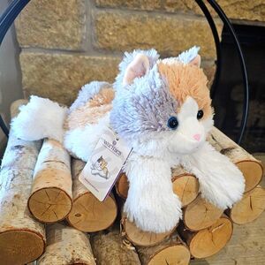 NWT Warmies Calico Cat Microwavable French Lavender Scented Plush NEW!